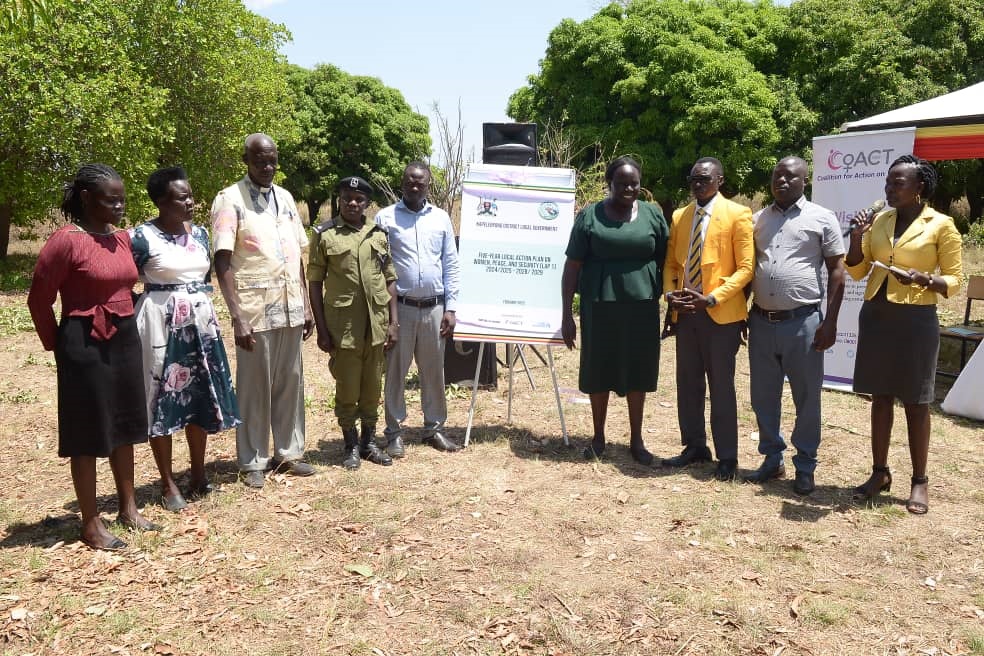 The district LAP technical working group during the launch of the LAP last week