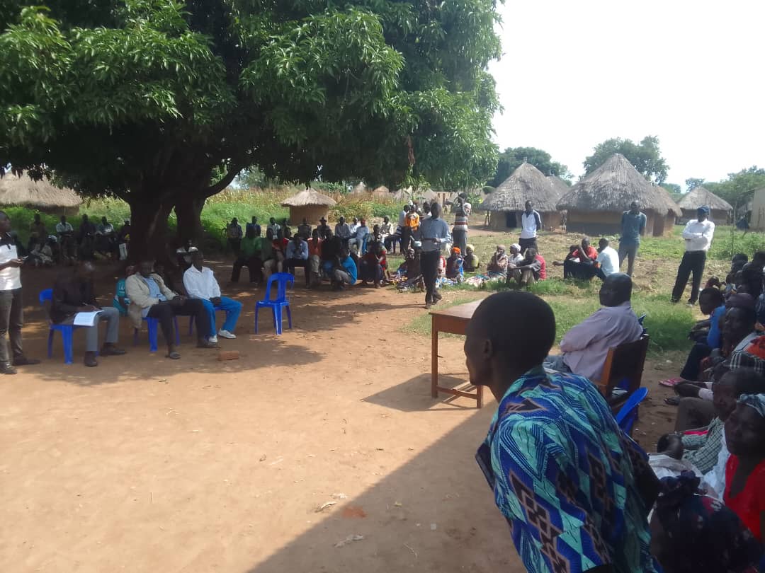 Verification of PDM beneficiaries in Alito Sub County, last week. Photo by Emmanuel Opio